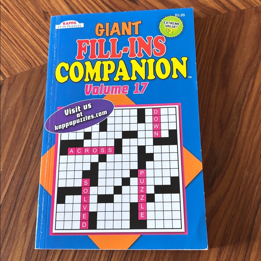 👛 (ANY 2/$15) Bundle of KAPPA Companion Fill-Ins 371 Puzzles - Picture 4 of 7